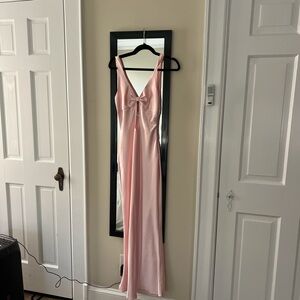 Elegant Pink Maxi Dress